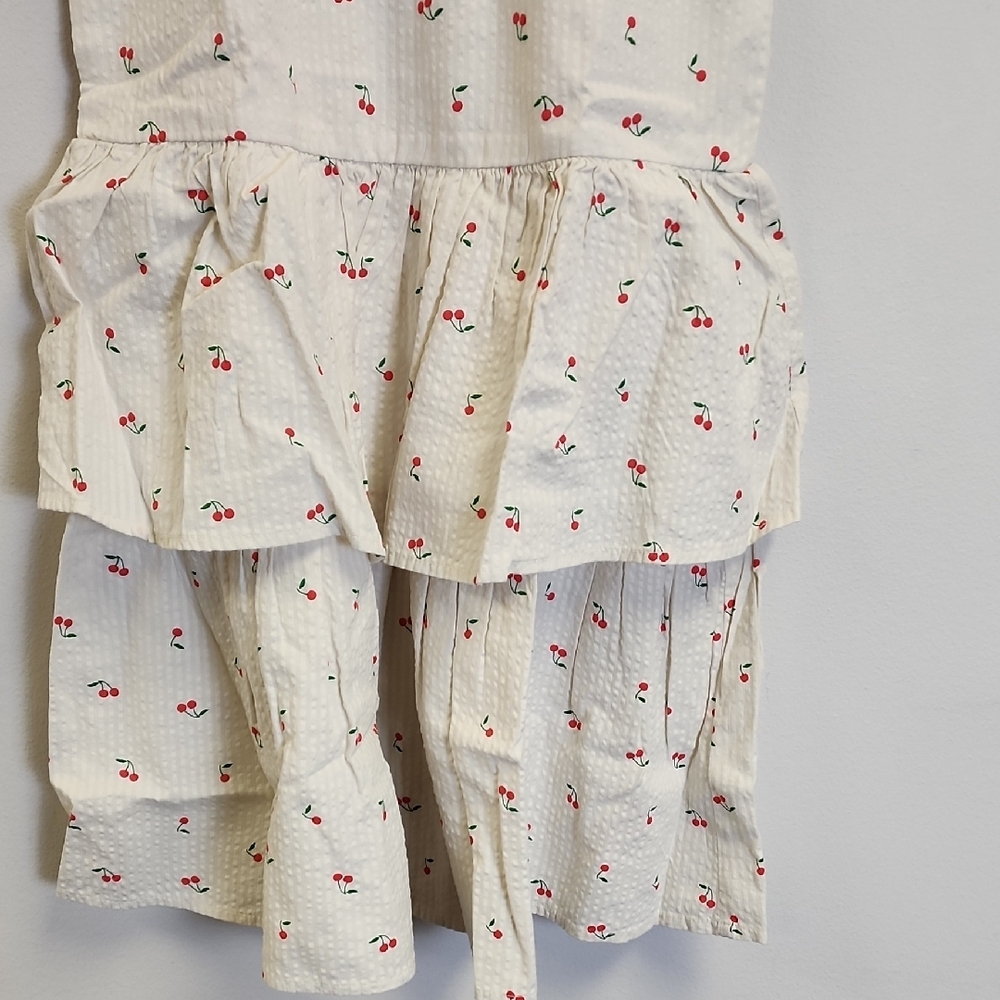 Crewcuts Cream Dress with Cherry Accents - Picture 4 of 6